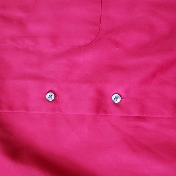 Red Long Sleeve Button Down - Picture 3 of 3
